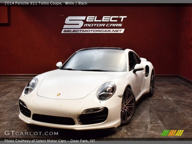 2014 Porsche 911 Turbo Coupe in White