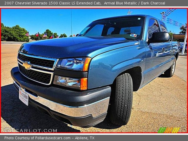 2007 Chevrolet Silverado 1500 Classic LS Extended Cab in Arrival Blue Metallic