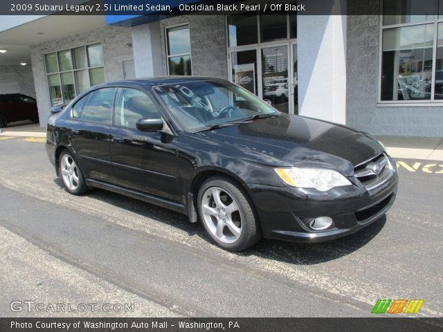 2009 Subaru Legacy 2.5i Limited Sedan in Obsidian Black Pearl