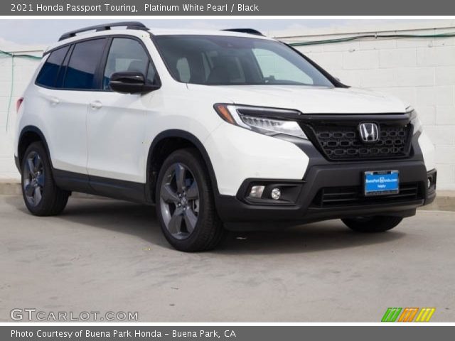 2021 Honda Passport Touring in Platinum White Pearl