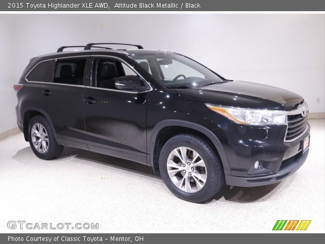 2015 Toyota Highlander XLE AWD in Attitude Black Metallic