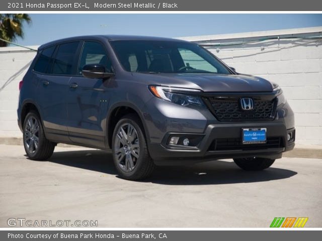 2021 Honda Passport EX-L in Modern Steel Metallic