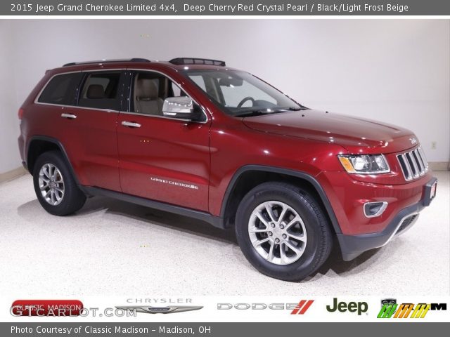 2015 Jeep Grand Cherokee Limited 4x4 in Deep Cherry Red Crystal Pearl