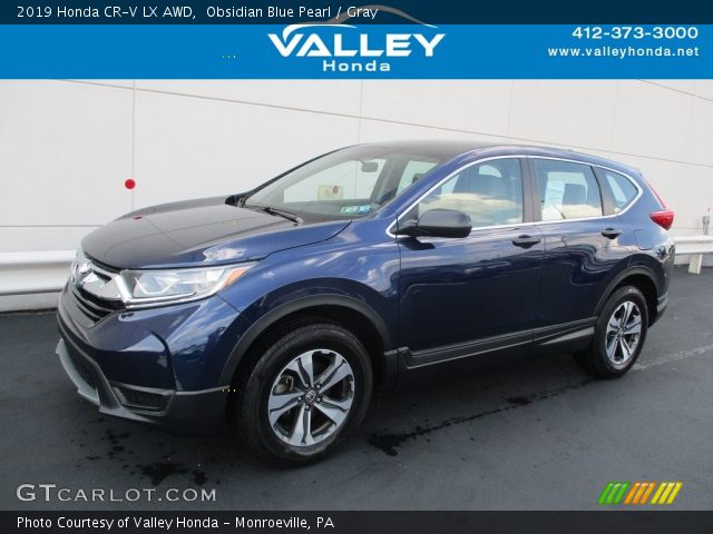 2019 Honda CR-V LX AWD in Obsidian Blue Pearl