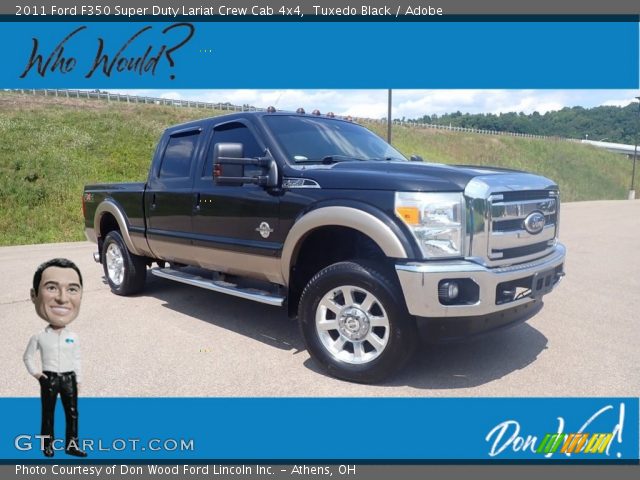 2011 Ford F350 Super Duty Lariat Crew Cab 4x4 in Tuxedo Black