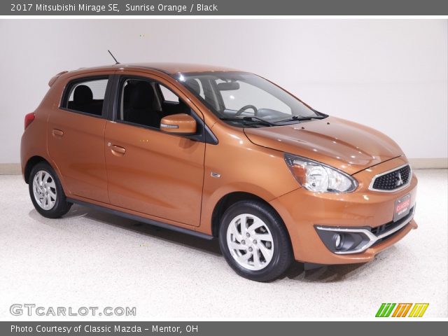 2017 Mitsubishi Mirage SE in Sunrise Orange