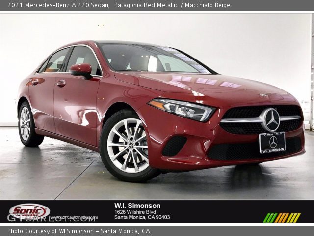 2021 Mercedes-Benz A 220 Sedan in Patagonia Red Metallic