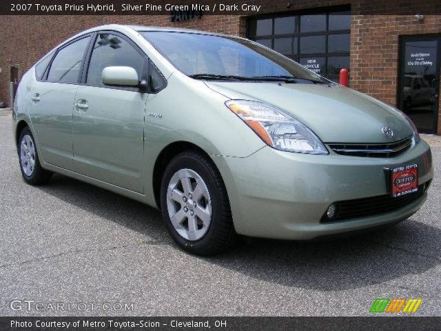 2007 Toyota Prius Hybrid in Silver Pine Green Mica