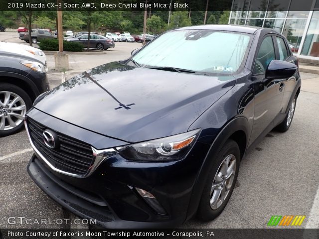 2019 Mazda CX-3 Sport AWD in Deep Crystal Blue Mica