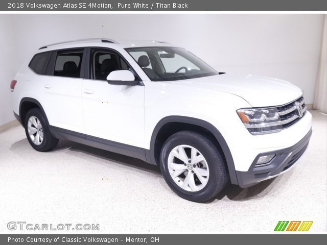 2018 Volkswagen Atlas SE 4Motion in Pure White