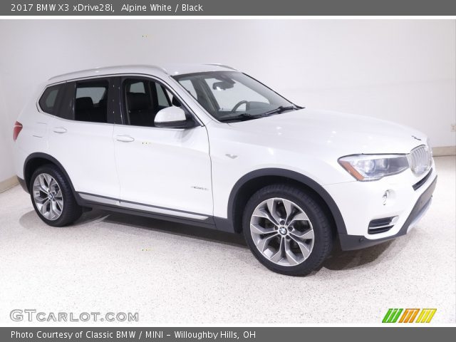 2017 BMW X3 xDrive28i in Alpine White