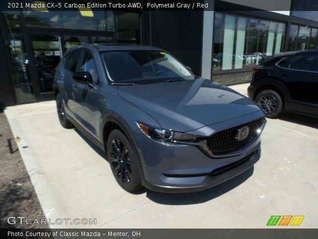 2021 Mazda CX-5 Carbon Edition Turbo AWD in Polymetal Gray