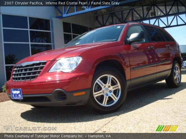 2007 Chrysler Pacifica  in Inferno Red Crystal Pearl