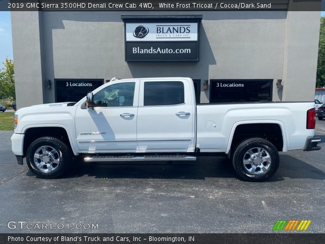 2019 GMC Sierra 3500HD Denali Crew Cab 4WD in White Frost Tricoat