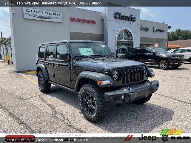 2021 Jeep Wrangler Unlimited Willys 4x4 in Black