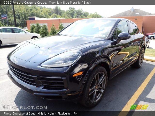 2020 Porsche Cayenne Coupe in Moonlight Blue Metallic
