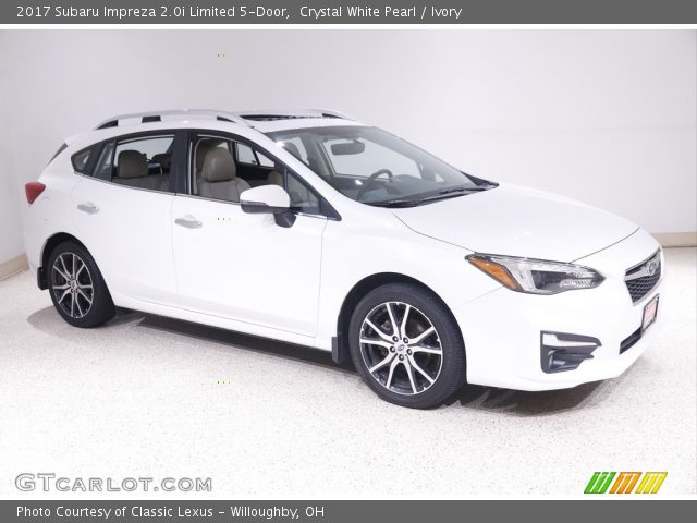 2017 Subaru Impreza 2.0i Limited 5-Door in Crystal White Pearl