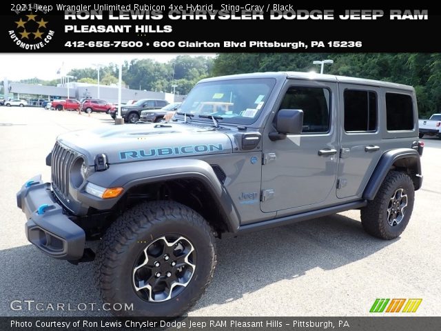 2021 Jeep Wrangler Unlimited Rubicon 4xe Hybrid in Sting-Gray