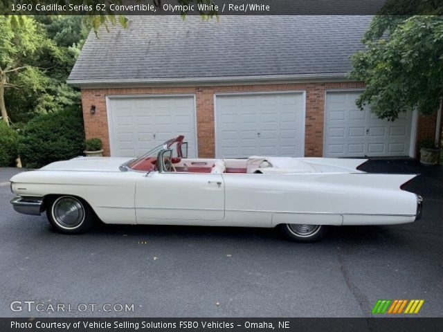 1960 Cadillac Series 62 Convertible in Olympic White