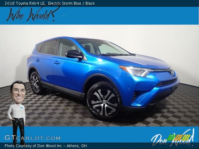 2018 Toyota RAV4 LE in Electric Storm Blue
