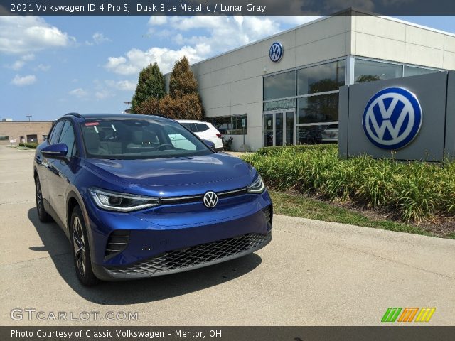 2021 Volkswagen ID.4 Pro S in Dusk Blue Metallic