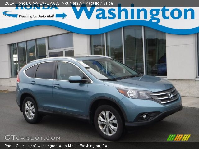 2014 Honda CR-V EX-L AWD in Mountain Air Metallic