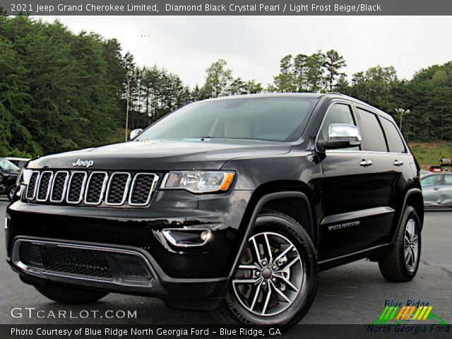 2021 Jeep Grand Cherokee Limited in Diamond Black Crystal Pearl