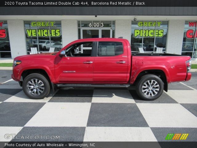 2020 Toyota Tacoma Limited Double Cab 4x4 in Barcelona Red Metallic