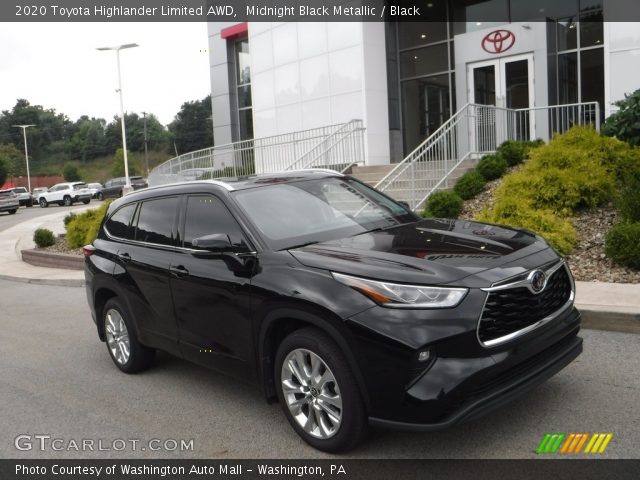 2020 Toyota Highlander Limited AWD in Midnight Black Metallic