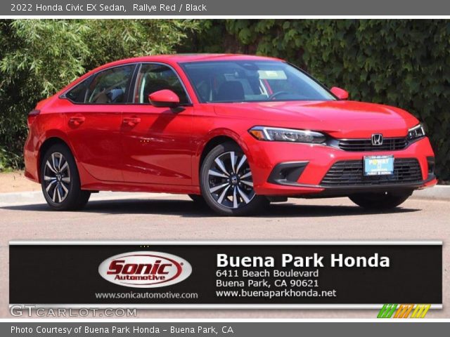 2022 Honda Civic EX Sedan in Rallye Red