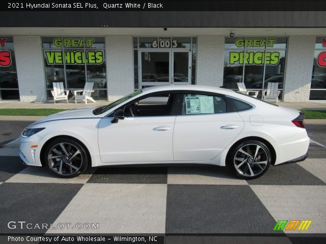 2021 Hyundai Sonata SEL Plus in Quartz White