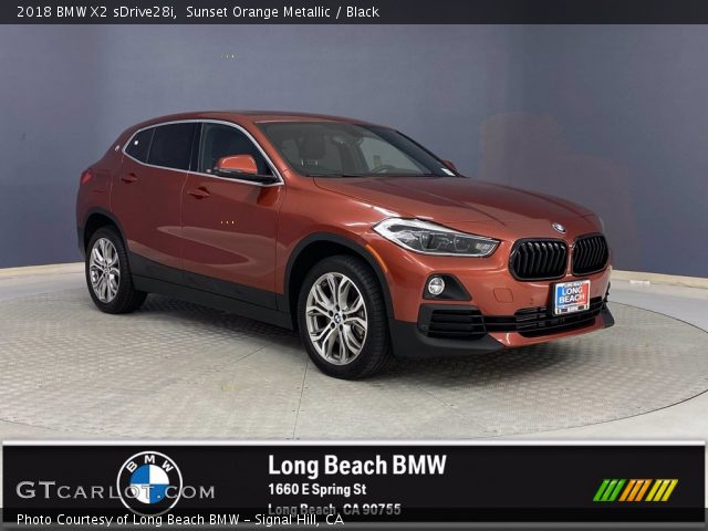 2018 BMW X2 sDrive28i in Sunset Orange Metallic