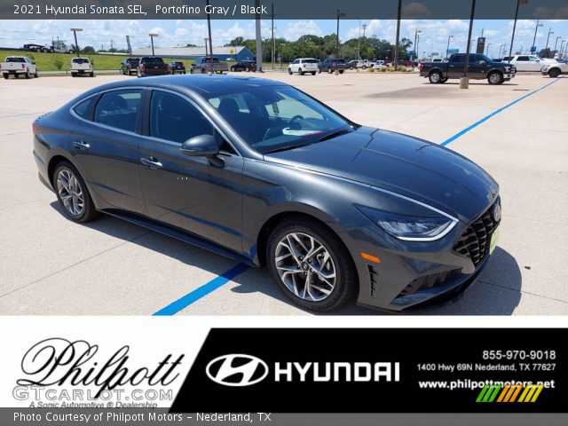 2021 Hyundai Sonata SEL in Portofino Gray