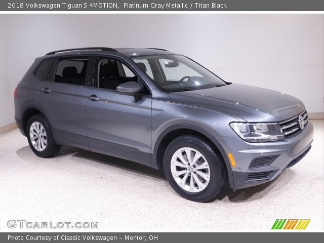 2018 Volkswagen Tiguan S 4MOTION in Platinum Gray Metallic