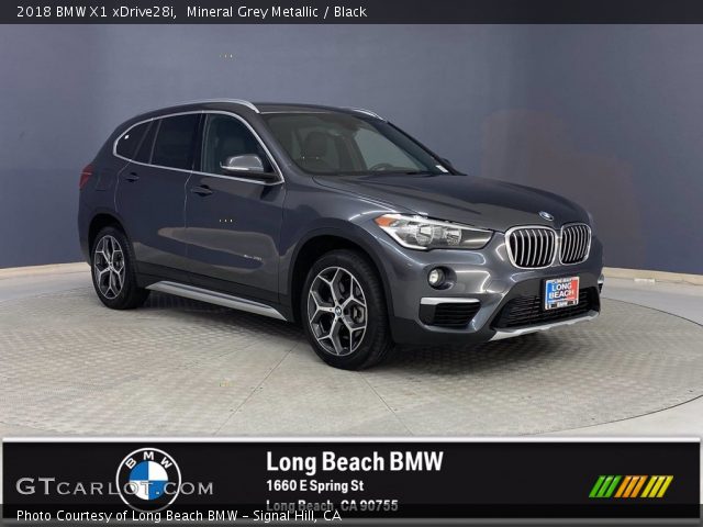 2018 BMW X1 xDrive28i in Mineral Grey Metallic