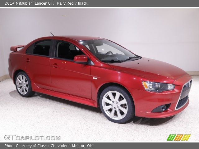 2014 Mitsubishi Lancer GT in Rally Red
