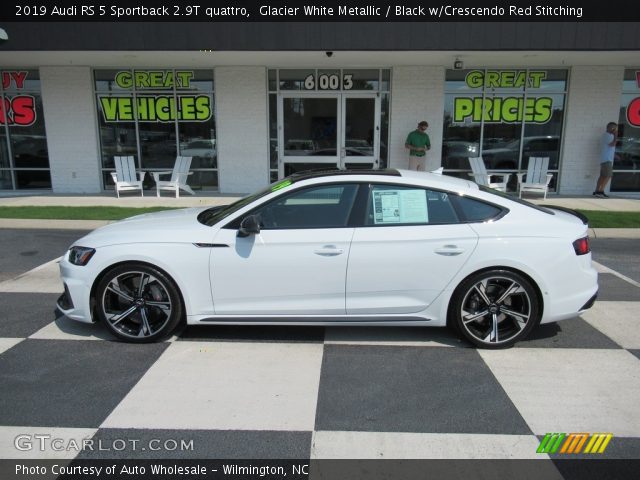 2019 Audi RS 5 Sportback 2.9T quattro in Glacier White Metallic