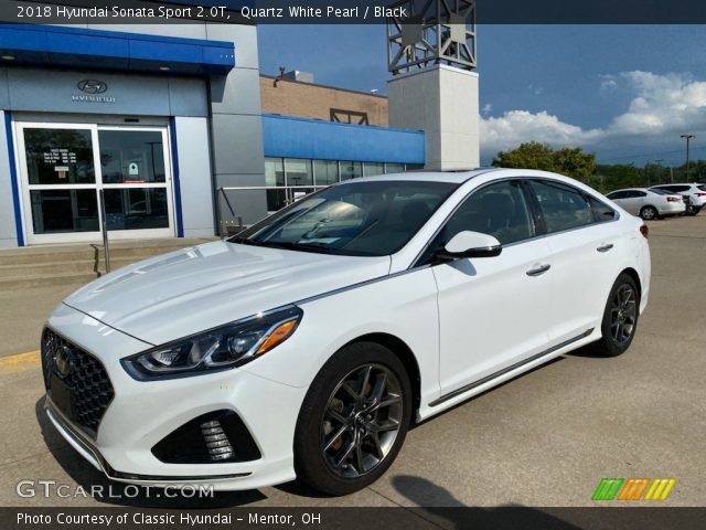 2018 Hyundai Sonata Sport 2.0T in Quartz White Pearl