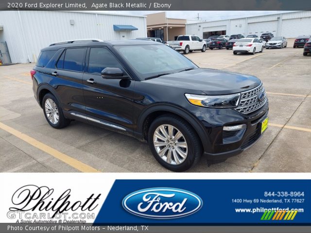 2020 Ford Explorer Limited in Agate Black Metallic