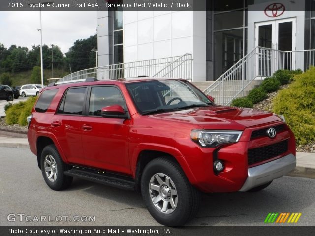 2016 Toyota 4Runner Trail 4x4 in Barcelona Red Metallic
