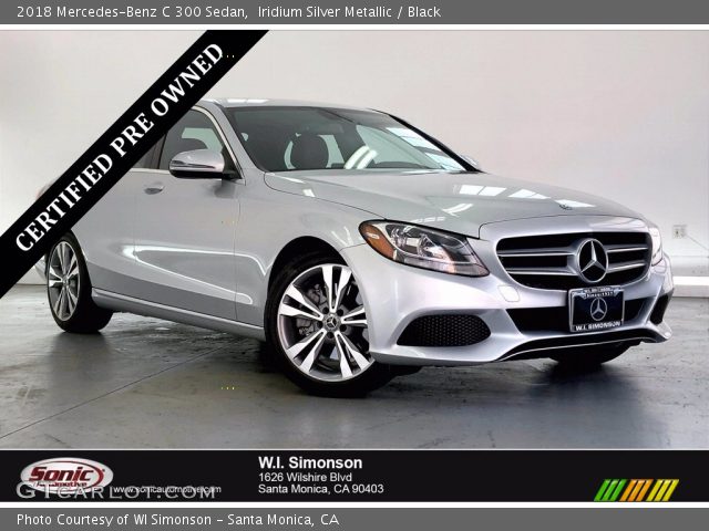 2018 Mercedes-Benz C 300 Sedan in Iridium Silver Metallic