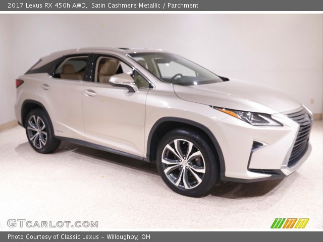 2017 Lexus RX 450h AWD in Satin Cashmere Metallic