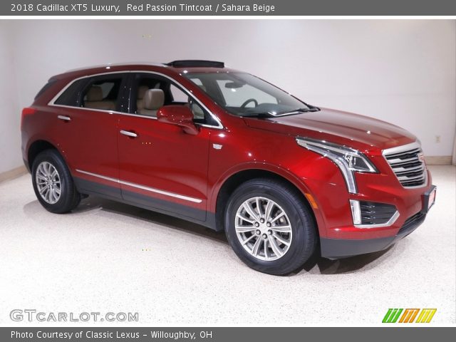 2018 Cadillac XT5 Luxury in Red Passion Tintcoat