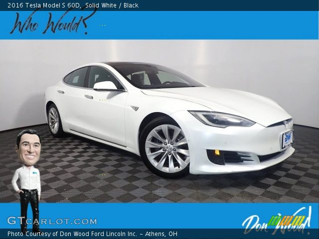 2016 Tesla Model S 60D in Solid White