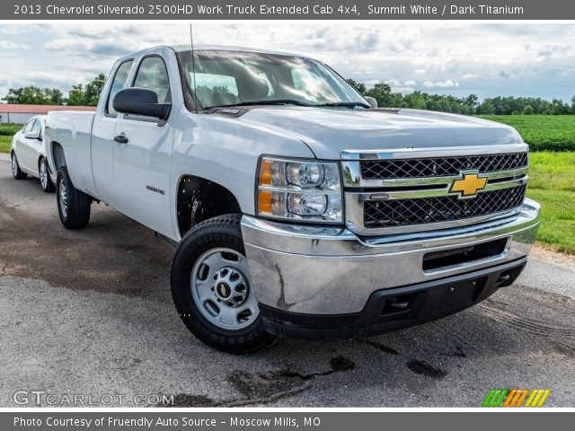 2013 Chevrolet Silverado 2500HD Work Truck Extended Cab 4x4 in Summit White