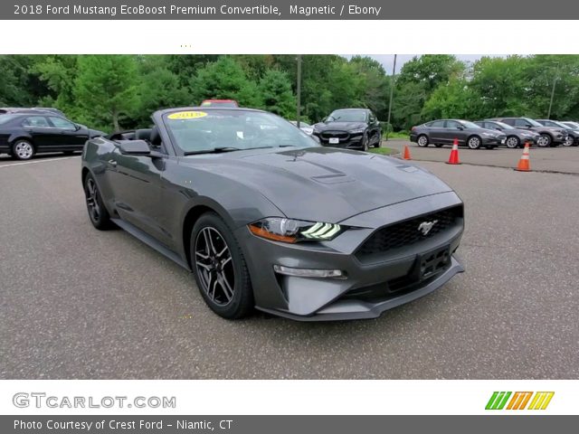 2018 Ford Mustang EcoBoost Premium Convertible in Magnetic