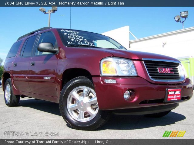 2004 GMC Envoy XL SLE 4x4 in Monterey Maroon Metallic