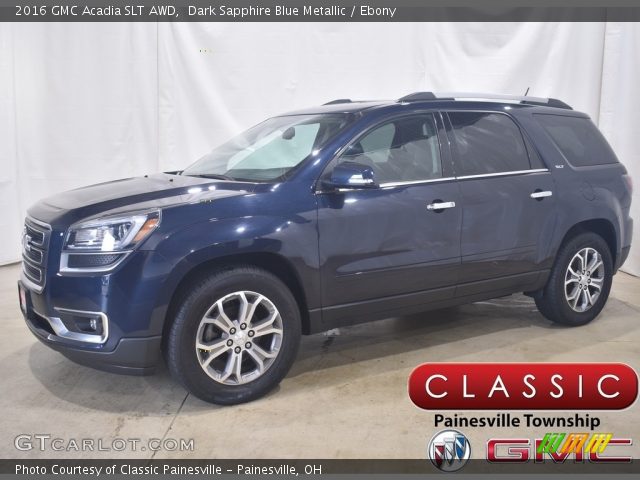 2016 GMC Acadia SLT AWD in Dark Sapphire Blue Metallic