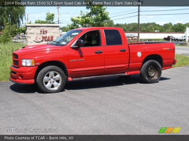 2004 Dodge Ram 1500 SLT Sport Quad Cab 4x4 in Flame Red