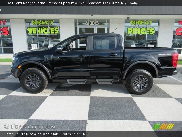 2021 Ford Ranger Lariat Tremor SuperCrew 4x4 in Shadow Black Metallic
